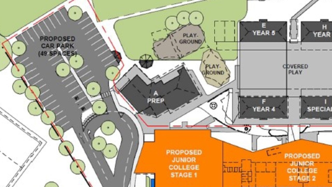 The new junior college will replace three detached buildings, which will be bulldozed.