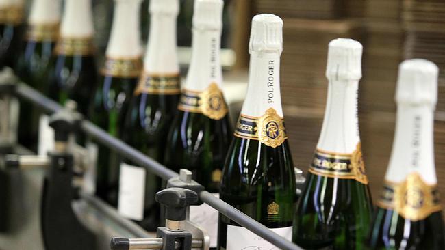 Champagne sales fell by 18pc in 2020 as a consequence of the COVID-19 epidemic. Picture: AFP