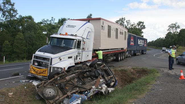 The Bruce Highway south of Gympie was the most dangerous stretch of road; it has since been upgraded and bypassed, saving many lives. PicGraemeParkes