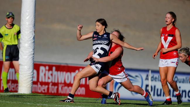 South Adelaide SANFLW player Mykala Walker-Murphy. Picture: Deb Curtis