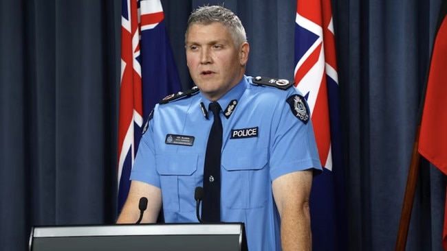 WA Police Commissioner Col Blanch said he was comfortable with the police response. Picture: ABC