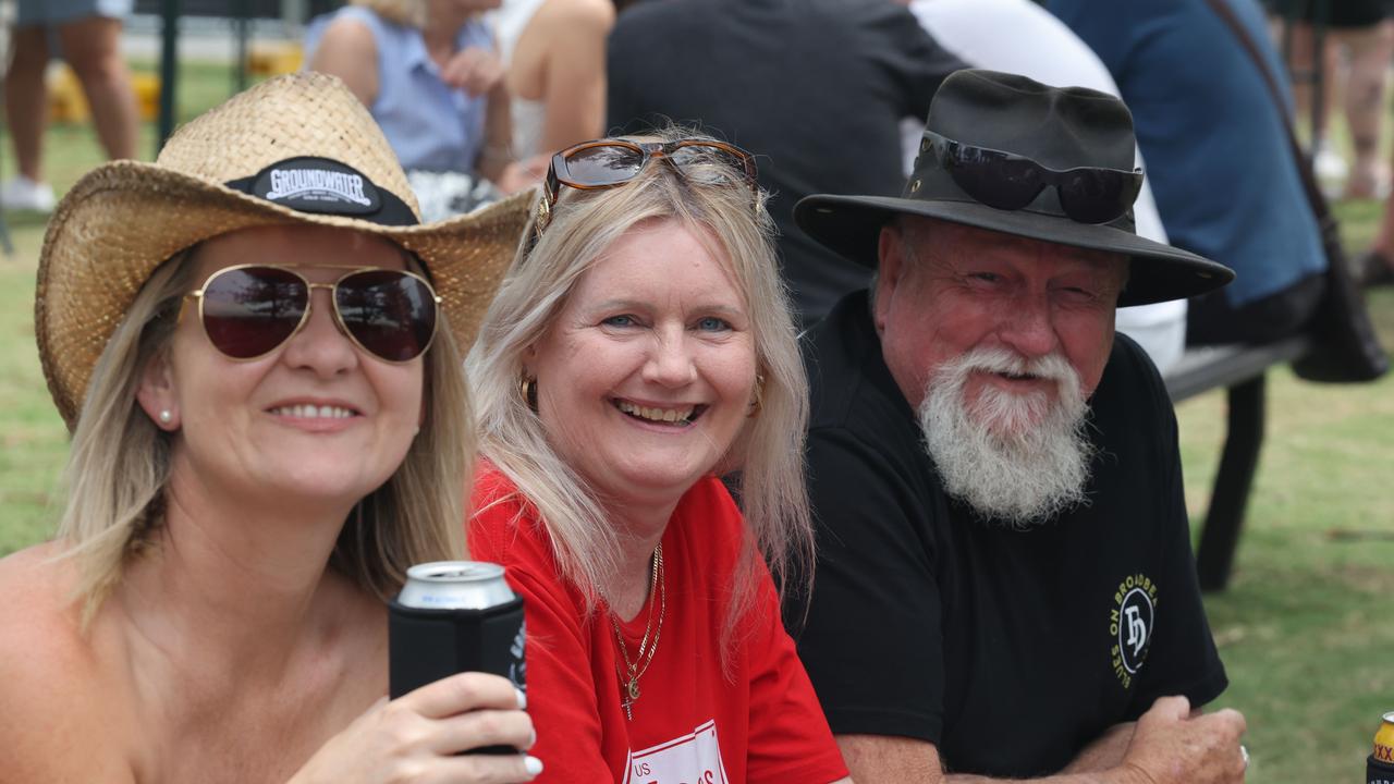 2024 Groundwater Country Music Festival has kicked off in Broadbeach. Crowds in the park . Picture Glenn Hampson