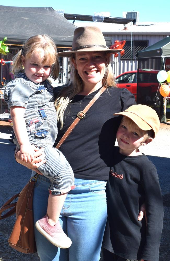 The Hepburn family at the Yeppoon Show on Sunday. Picture: Aden Stokes