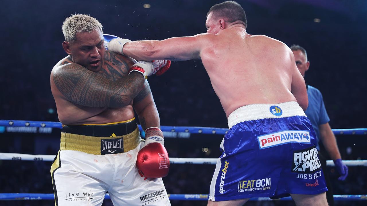 Mark Hunt is keen for a rematch with Paul Gallen.