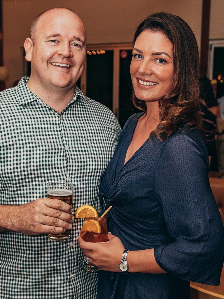 Scott and Debbie Hempel at The Spotted Cow reopening in Toowoomba. Socials: Damien Anthony Rossi | Picture: Ali Rasoul