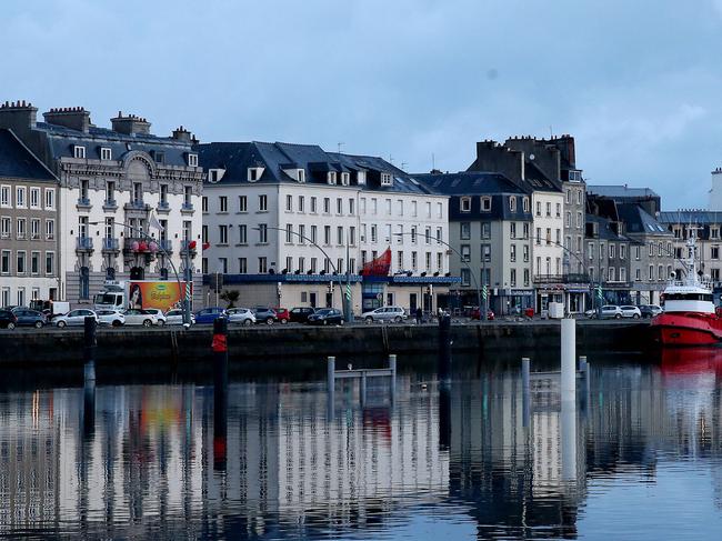 29/04/16 Cherbourg in France, home to the DCNS shipyard that will build Australia's submarines in Adelaide. photo Calum Robertson