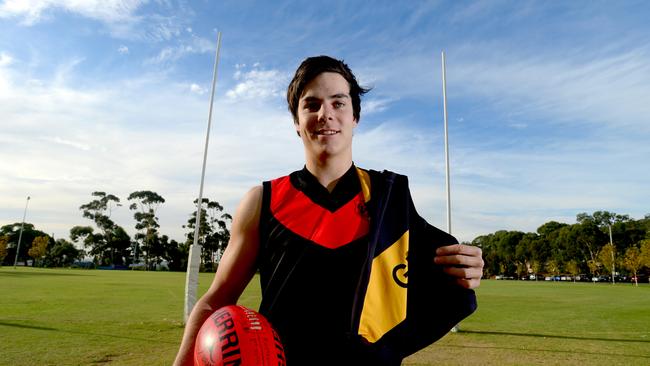 Adelaide Crow and Rostrevor old scholar Darcy Fogarty looms as future AFL star but misses out on making this team. Picture: Sam Wundke.