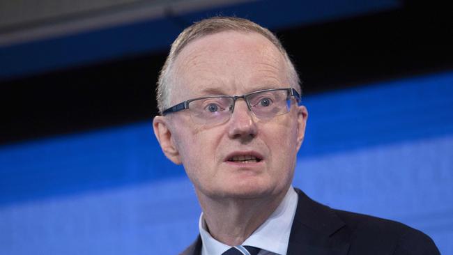 RBA Governor Philip Lowe at the National Press Club. Picture: Gary Ramage