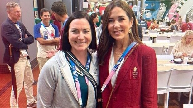 Retired Olympic track cyclist Anna Meares also met the Queen. Picture: Instagram