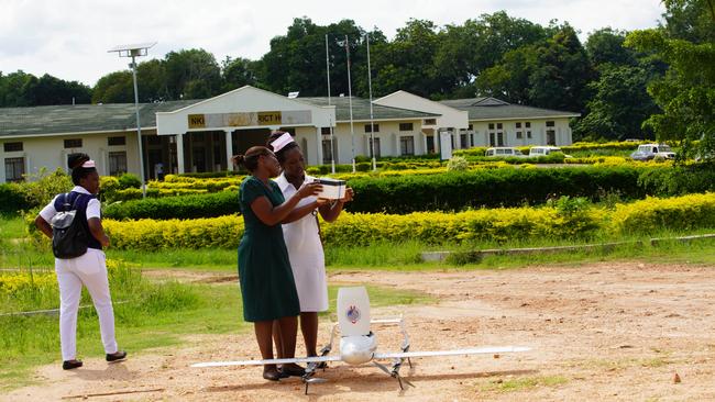 Swoop Aero drone delivers medical supplies in Africa. Picture: Swoop Aero