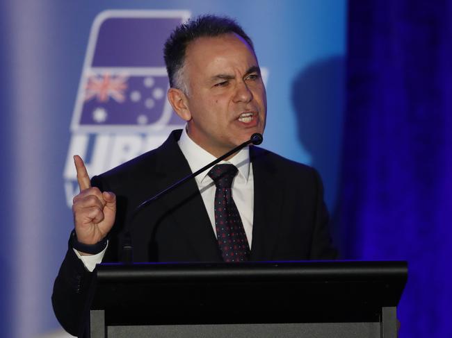 Mr Pesutto addresses the Victorian Liberal State Council. Picture: David Crosling