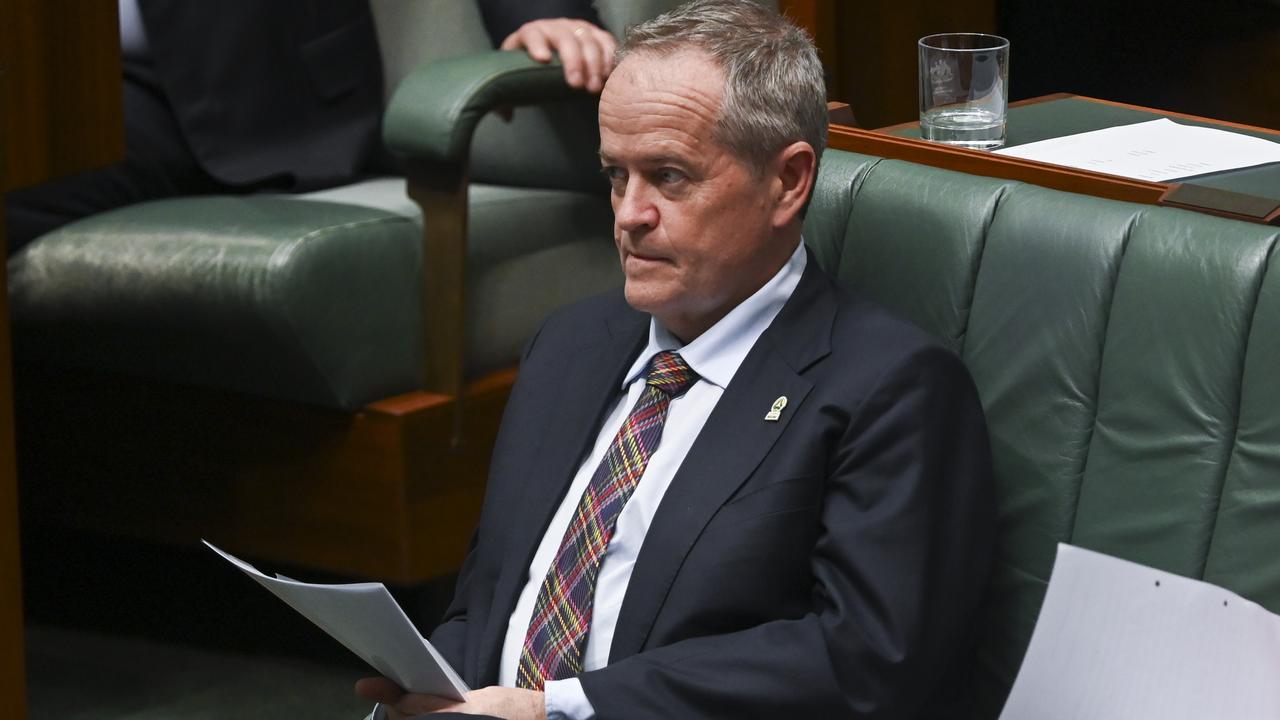 Mr Shorten said Mr Morrison wasn’t the victim. Picture: NCA NewsWire / Martin Ollman