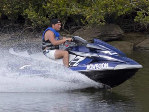 NO BYLINE Canterbury Bankstown Express - Generic photographs of Jet Ski users breaking 4 knot / no wash zones on the Georges River near to Picnic Point Boat Shed, NSW Australia