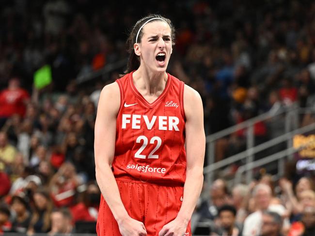 Caitlin Clark #22 of the Indiana Fever has helped to put the WNBA and women’s basketball on the global map. Photo: Paras Griffin/Getty Images.