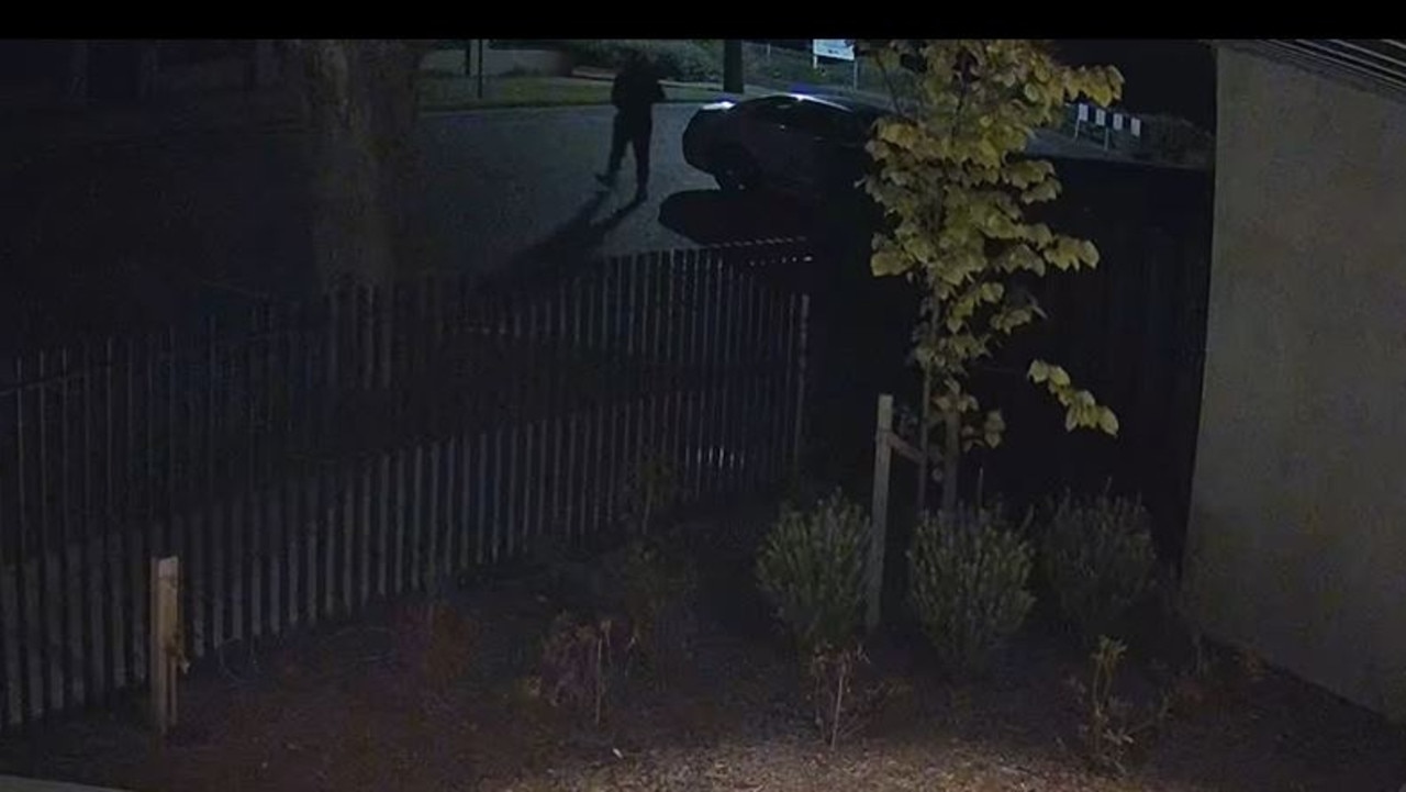 A man can be seen leaving a Rippleside home in Geelong's northern suburbs.