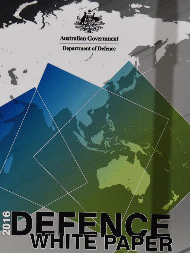 The Defence White Paper. Picture: AAP