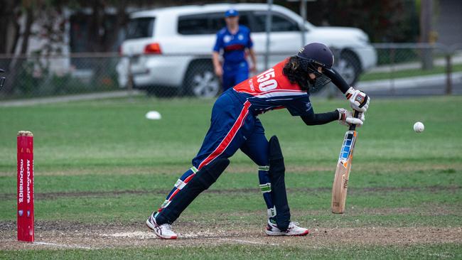 Kinjal Kumari defends for Gordon. Photo: Thomas Lisson.