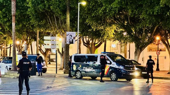 Police check point at the entrance to Puerto Banus. Picture: Solarpix.com