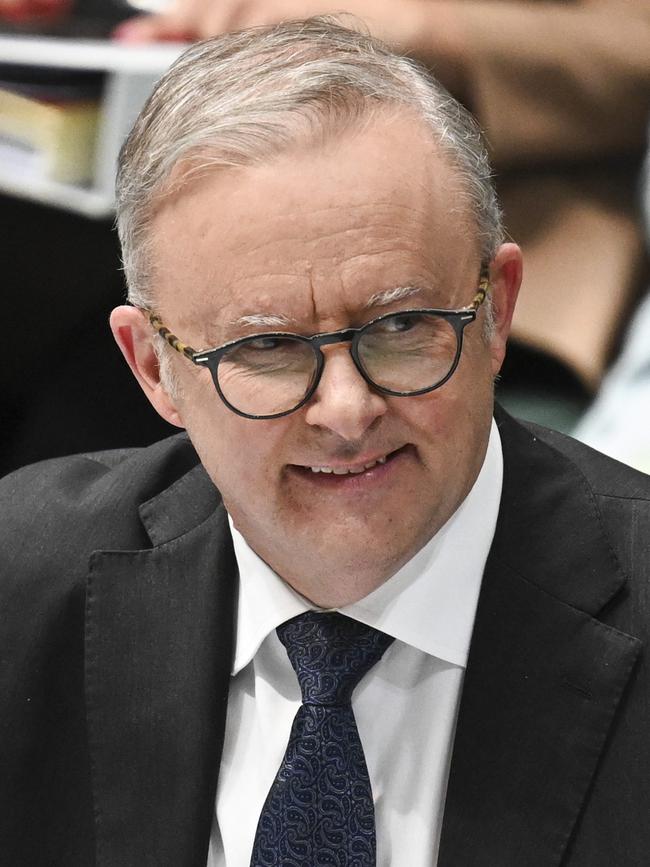 Anthony Albanese in Canberra on Monday. Picture: Martin Ollman