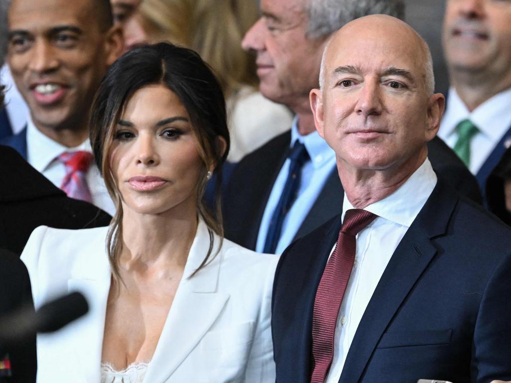 Lauren Sanchez is engaged to marry Amazon and Blue Origin founder Jeff Bezos. Picture: Saul Loeb/POOL/AFP