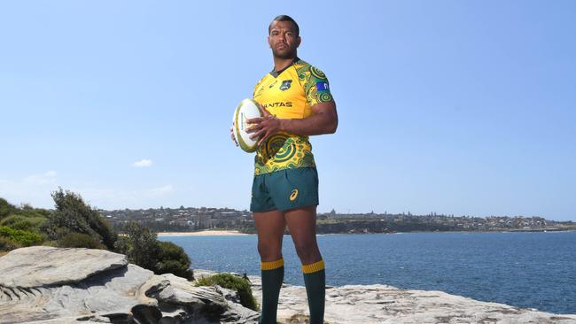 Kurtley Beale was a driving force behind the jersey. Picture: Simon Bullard