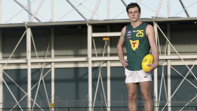 Devils forward Jackson Callow at Invermay Park. Picture: CHRIS KIDD