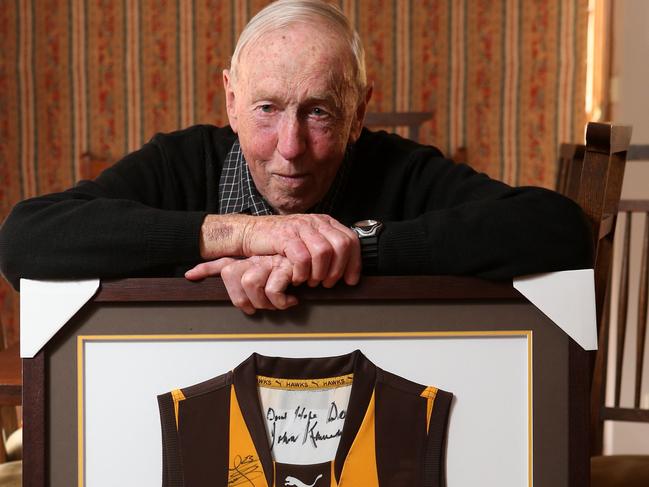 John Kennedy is the Godfather of Hawthorn, according to current Hawks coach Alastair Clarkson.