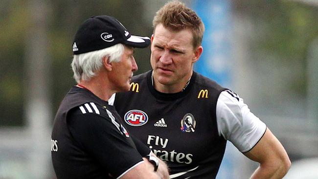 Collingwood coach Nathan Buckley says he regrets the reporting of his comments about former mentor Mick Malthouse.