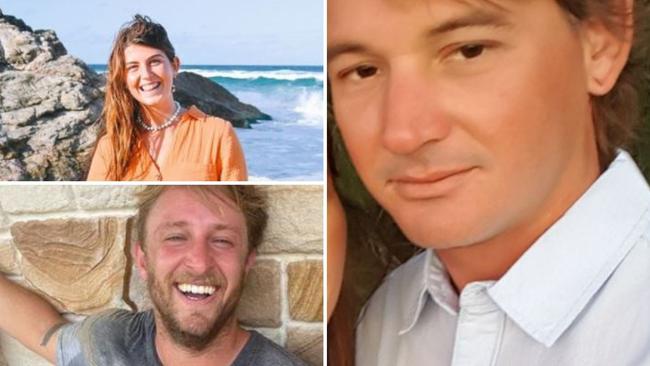 Talea Margaret Anne Szabo (top left), Emanual Ian Stobbs (bottom left) and Sam Beaven (right), faced Maroochydore Magistrates Court on Monday for drink driving.