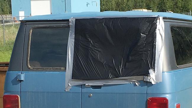 The cause of the damage to the window is unknown. Picture: Devan Boynton/Supplied