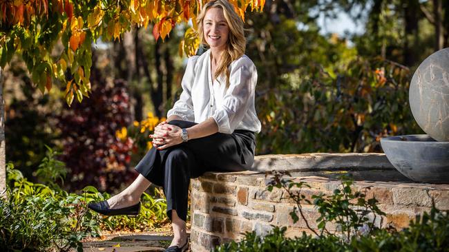 Kay Burton at her home in the Adelaide Hills. Picture: Tom Huntley