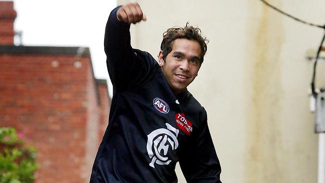 Eddie Betts said he couldn’t read or write when he arrived at Carlton.