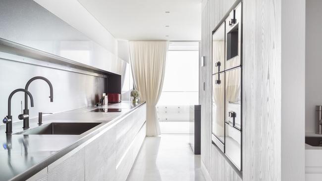 Inside the Bondi Beach penthouse’s laundry room.