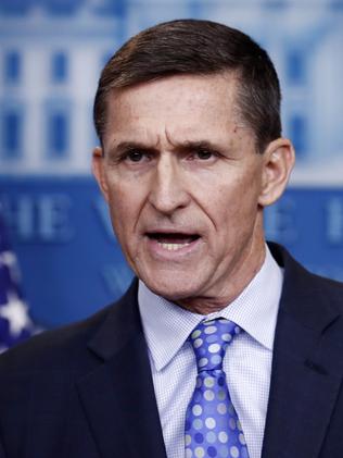 Russian officials reportedly bragged about cultivating relationships with Trump aides, including ex national security adviser Michael Flynn. Picture: AP/Carolyn Kaster