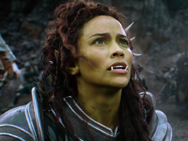 Paula Patton as Garona, a half-human-half-orc. Picture: Universal Pictures via AP