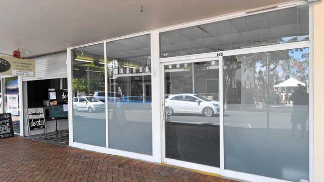 Empty shops in Gympie, Mary St. Picture: Troy Jegers