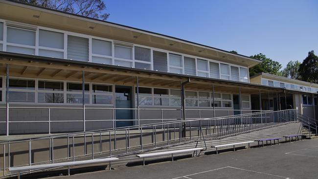 A view of old classrooms at Norwood Secondary College on Tuesday, October 6, 2014, in Ringwood, Australia. Picture: Hamish Blair