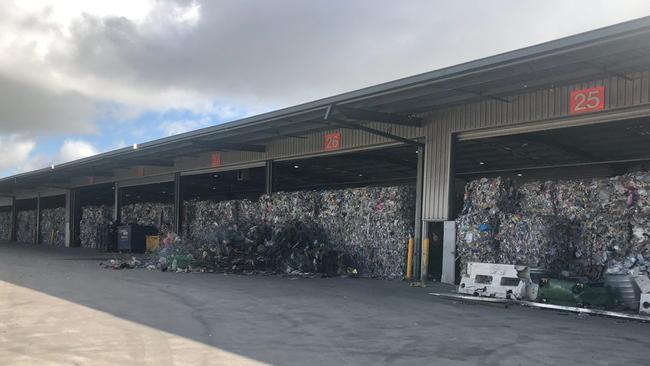 Before the clean up at a Laverton recycling plant. Picture: Supplied