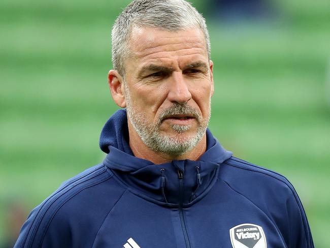 MELBOURNE, AUSTRALIA - JANUARY 05: Melbourne Victory Coach Marco Kurz during the round 13 A-League match between the Melbourne Victory and the Newcastle Jets at AAMI Park on January 05, 2020 in Melbourne, Australia. (Photo by Jonathan DiMaggio/Getty Images)