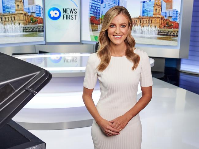 Kate Freebairn is moving to Adelaide leaving a spot open in the Melbourne newsroom. Picture: Channel 10