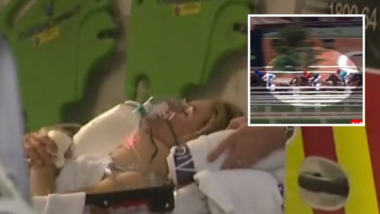 Jockeys Jamie Kah and Craig Williams hospitalised in terrifying scenes