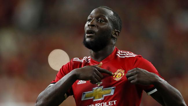 Manchester United forward Romelu Lukaku.