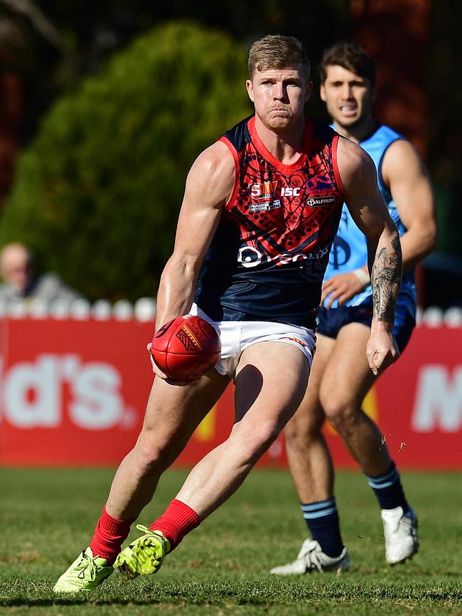 Josh Glenn in action for Norwood. Picture: Tom Huntley