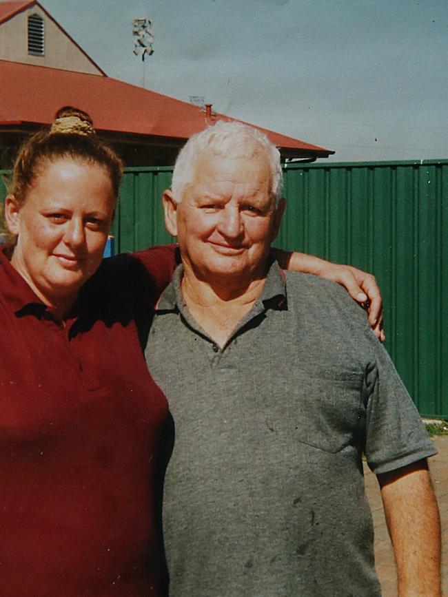 Rebecca Butterfield at Emu Plains Correctional Centre being visited by advocate Arthur Thornhill. Picture: Supplied