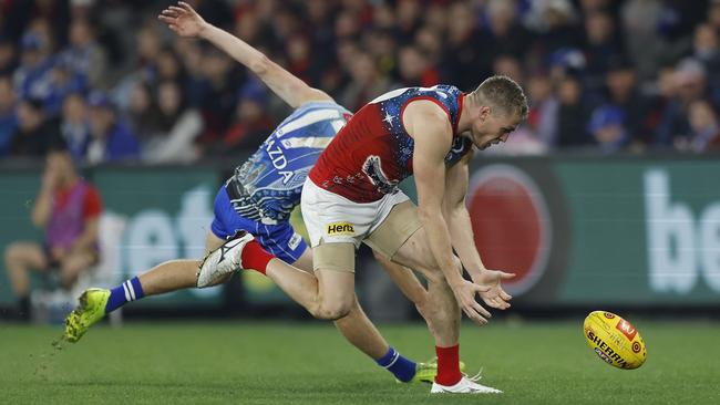 Tom McDonald is out until at least late this season with a serious foot injury. Picture: Getty Images