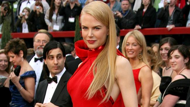 Red hot Nicole Kidman — nominated for Best Supporting Actress in Lion this year — is one of the consistently best dressed stars at the Oscars. Picture: Getty Images