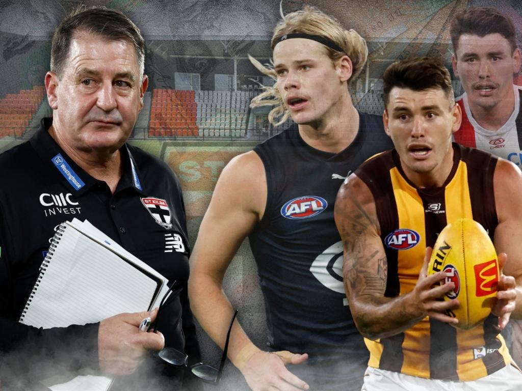 Footy’s biggest war chest: Targets, list moves to win Saints’ next flag