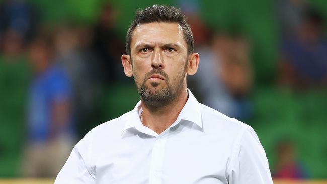 Coach Tony Popovic after the 1-all draw at AAMI Park.