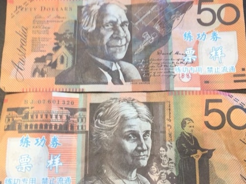 POlice have issued a waring over 'fake' currency. Picture: Twitter/@GeraldtonPol