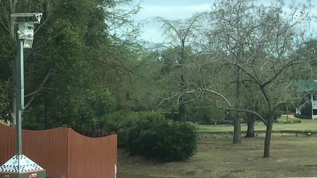 One of the security cameras in the Fig Tree Pocket street. Picture: Glen Norris